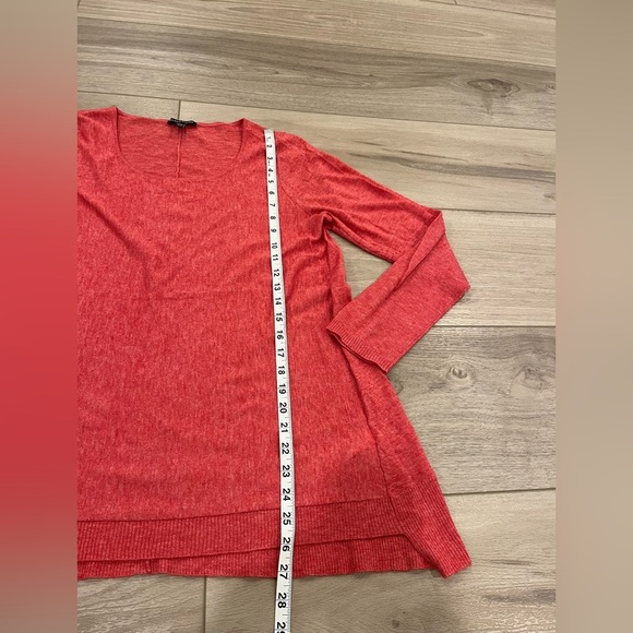 Eileen Fisher Tencel Alpaca Pullover Merino Wool S Tunic Top Sweater Lagenlook - Picture 4 of 6